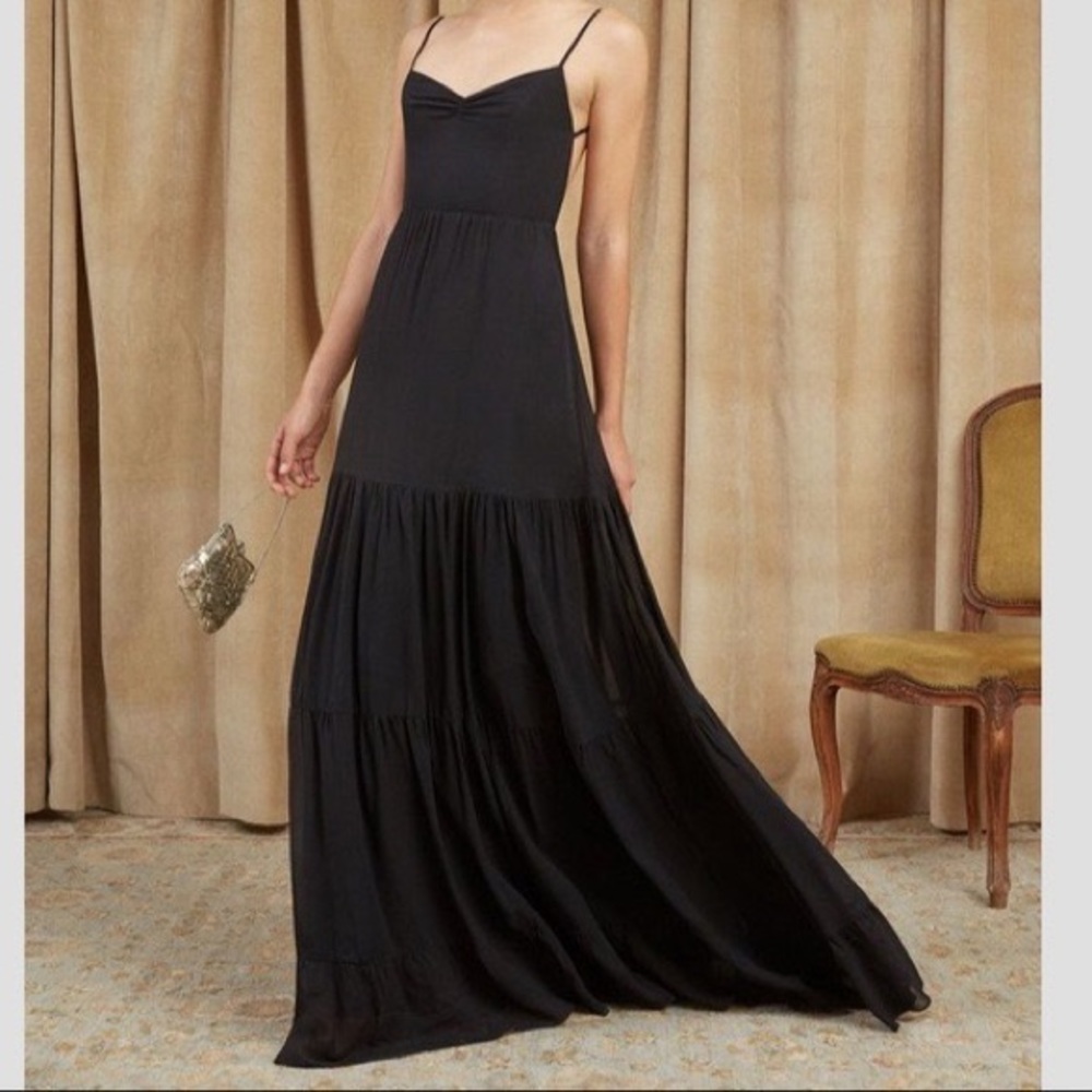 REFORMATION | Fiji dress in black